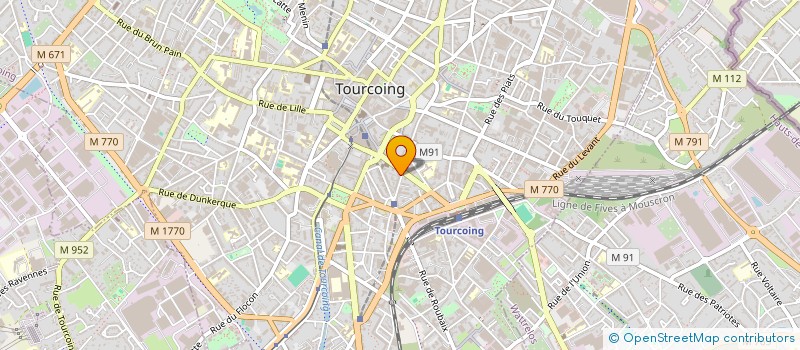 localisation de l'entreprise SCI RENAISSANCE 2005  TOURCOING