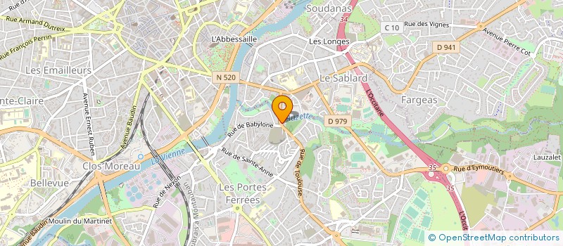 localisation de l'entreprise SCI RENAISSANCE à LIMOGES