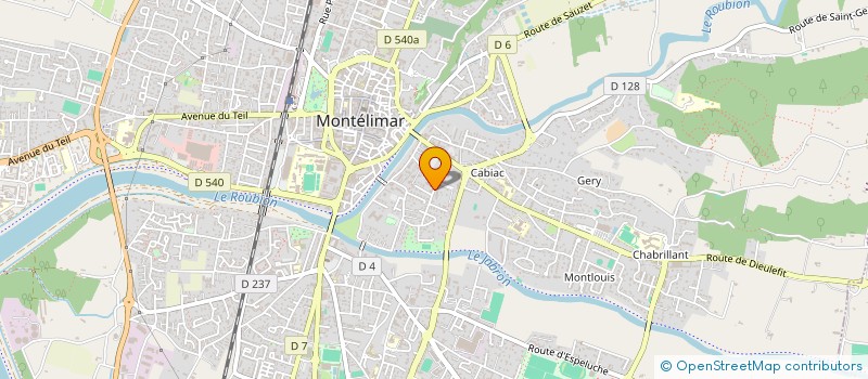 localisation de l'entreprise SCI RENAISSANCE à MONTELIMAR
