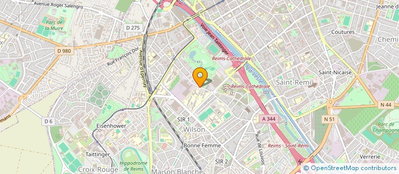 localisation de l'entreprise SCI RENAISSANCE  REIMS