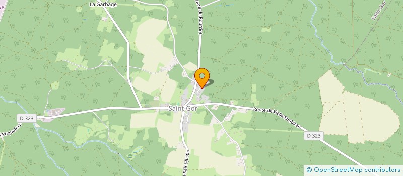 localisation de l'entreprise SCI RENAISSANCE  SAINT-GOR