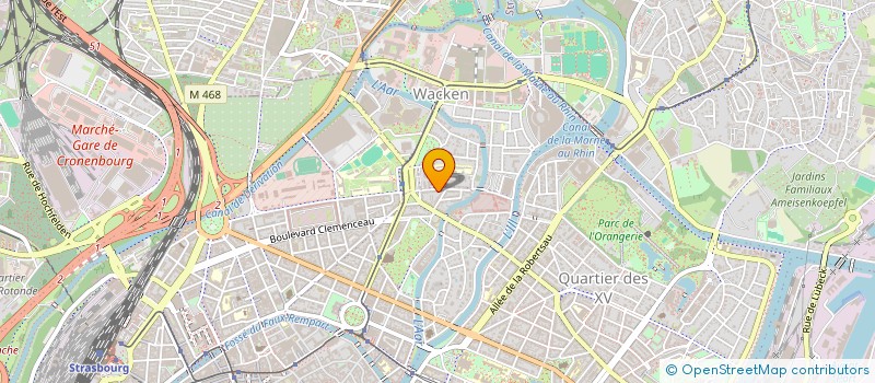 localisation de l'entreprise SCI RENAISSANCE  STRASBOURG