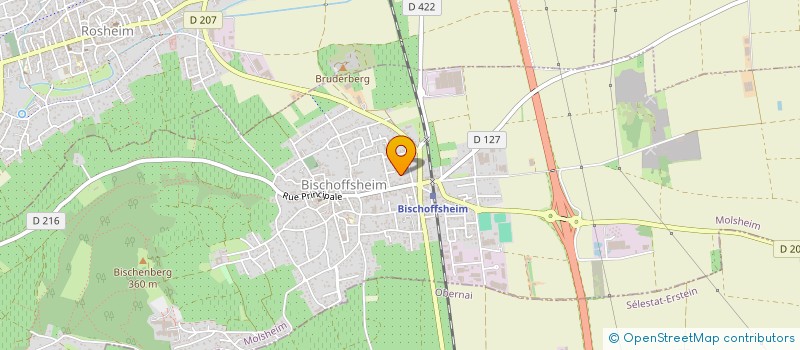 localisation de l'entreprise SCI RENAISSANCE  BISCHOFFSHEIM