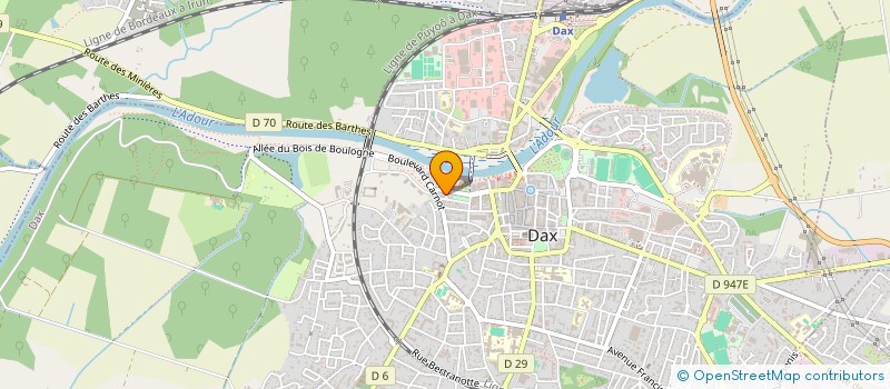 localisation de l'entreprise SCI RENAISSANCE  DAX