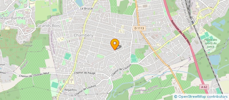 localisation de l'entreprise SCI RENAISSANCE A2B  VILLENAVE-D'ORNON