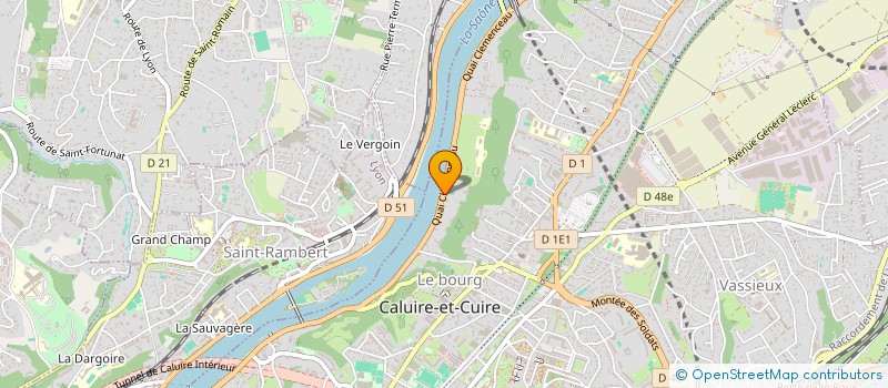 localisation de l'entreprise SCI RENAISSANCE FLORENTINE  CALUIRE-ET-CUIRE