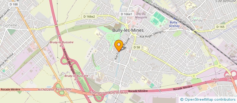 localisation de l'entreprise SCI RENALU  BULLY-LES-MINES