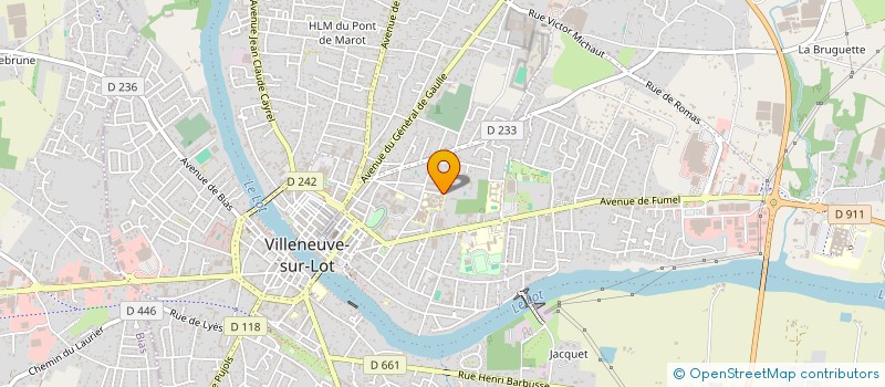 localisation de l'entreprise SCI RENALYS  VILLENEUVE-SUR-LOT