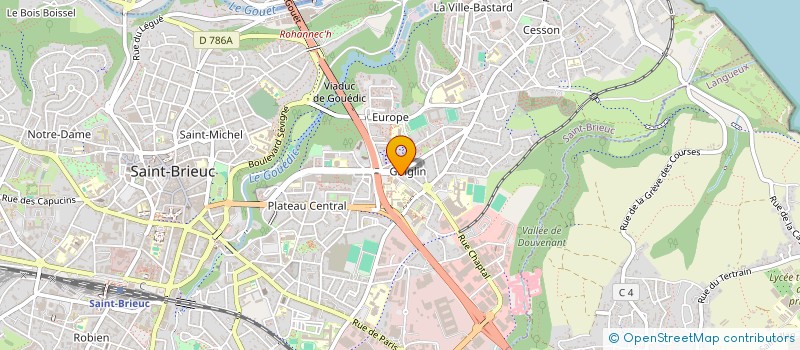 localisation de l'entreprise SCI RENAN à SAINT-BRIEUC