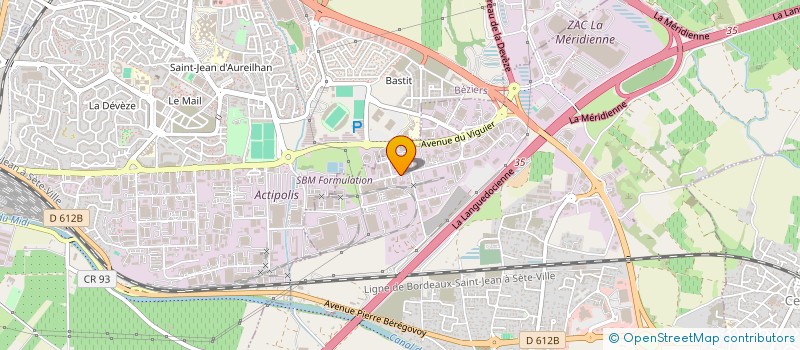 localisation de l'entreprise SCI RENANDROL  VILLENEUVE-LES-BEZIERS