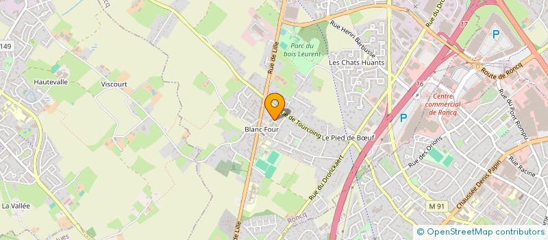 localisation de l'entreprise SCI RENANT à RONCQ