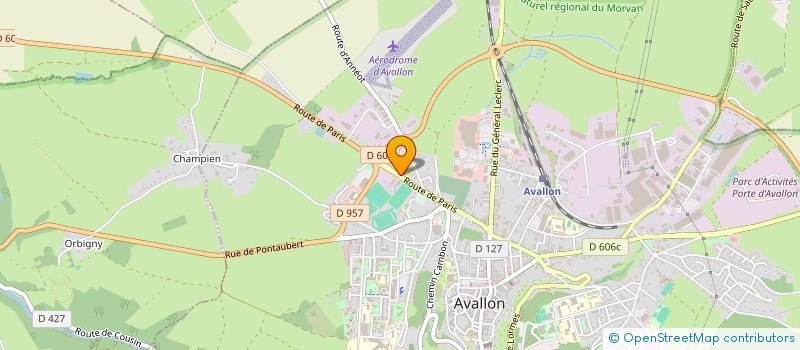 localisation de l'entreprise SCI RENARD à AVALLON
