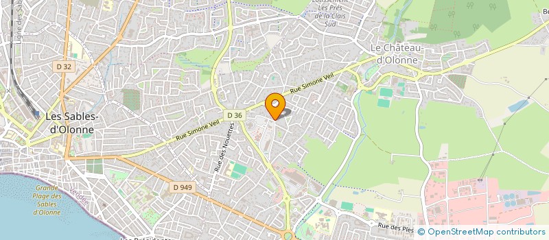 localisation de l'entreprise SCI RENARD à LES SABLES D'OLONNE