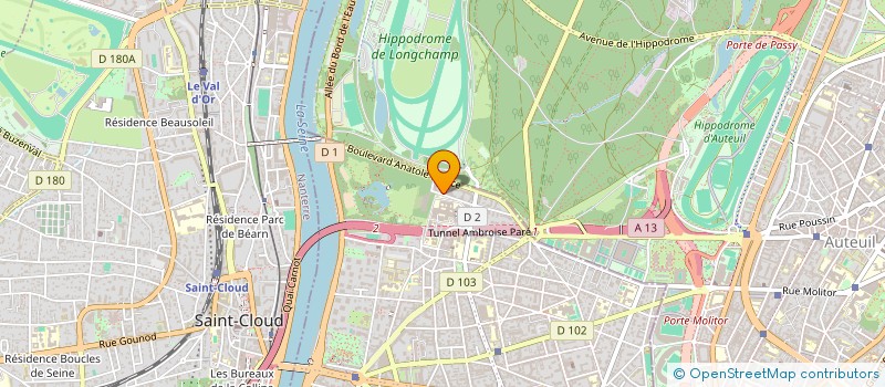 localisation de l'entreprise SCI RENARD à BOULOGNE-BILLANCOURT