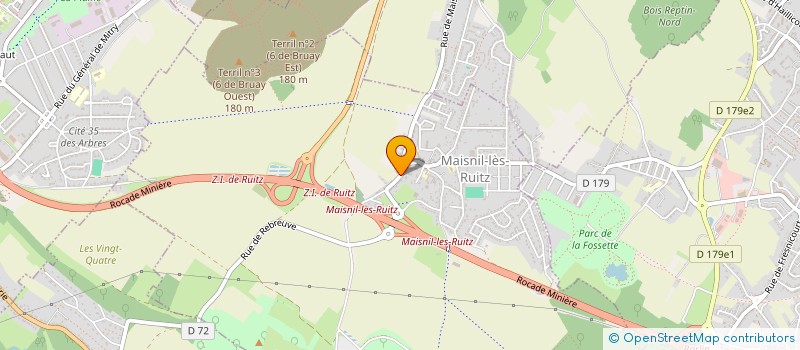 localisation de l'entreprise SCI RENARD AUTHIE  MAISNIL-LES-RUITZ