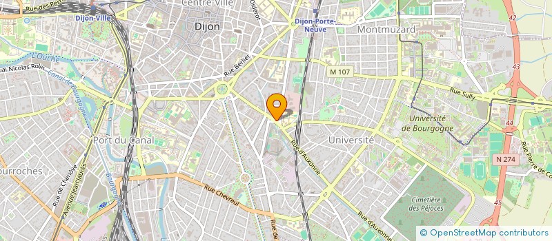 localisation de l'entreprise SCI RENARDS à DIJON