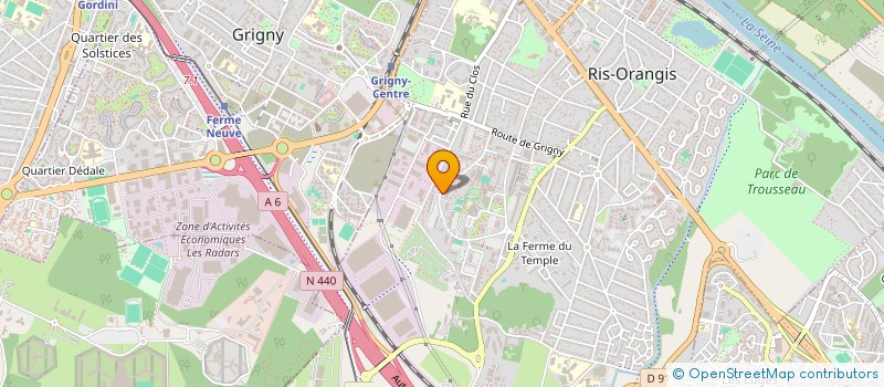 localisation de l'entreprise SCI RENAS à RIS-ORANGIS