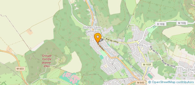 localisation de l'entreprise SCI RENATA  CHATEL-SAINT-GERMAIN