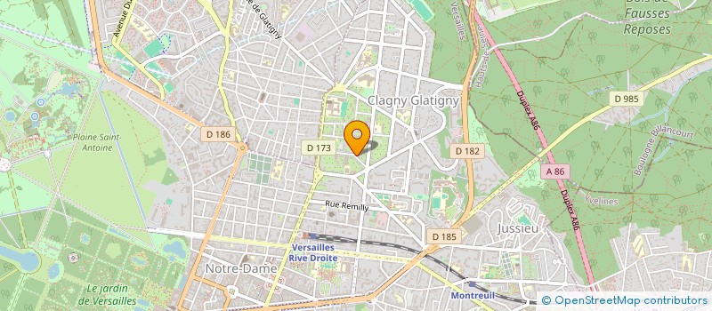 localisation de l'entreprise SCI RENAUCHON  VERSAILLES