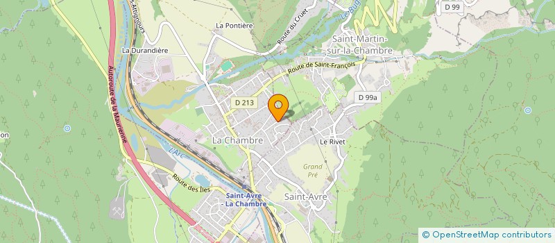 localisation de l'entreprise SCI RENAUD  LA CHAMBRE