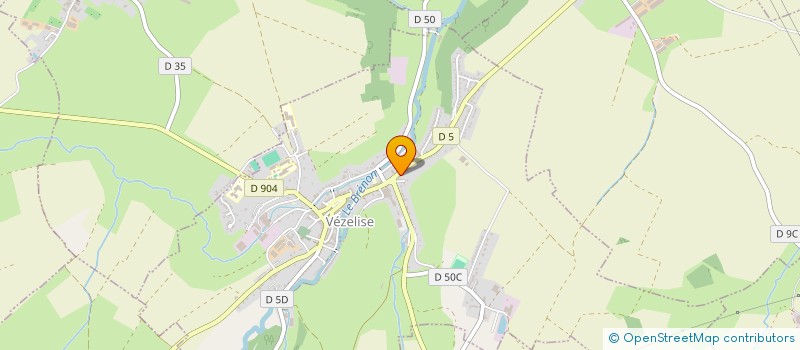 localisation de l'entreprise SCI RENAUD  VEZELISE