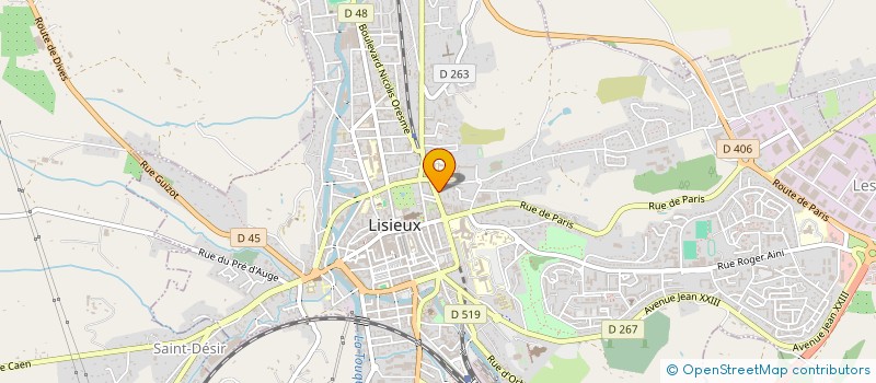 localisation de l'entreprise SCI RENAUD-CARDIS à LISIEUX