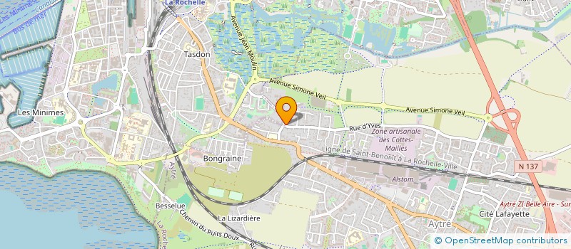 localisation de l'entreprise SCI RENAUD CHERUBIN  AYTRE