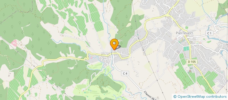 localisation de l'entreprise SCI RENAUD DE PERMENTIER  PIERREVERT