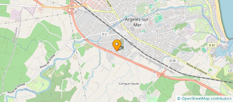 localisation de l'entreprise SCI RENAUD ET JULIEN à ARGELES-SUR-MER