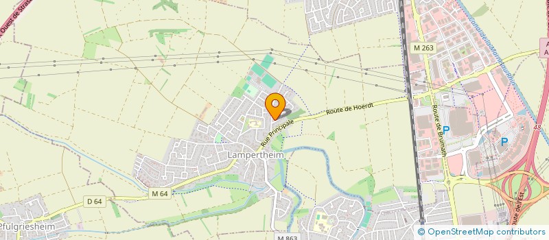 localisation de l'entreprise SCI RENAUDIN MOMMENHEIM  LAMPERTHEIM