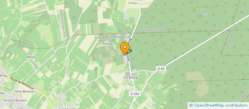 localisation de l'entreprise SCI RENAUDINE  SAINT-MARTIN-LE-BEAU