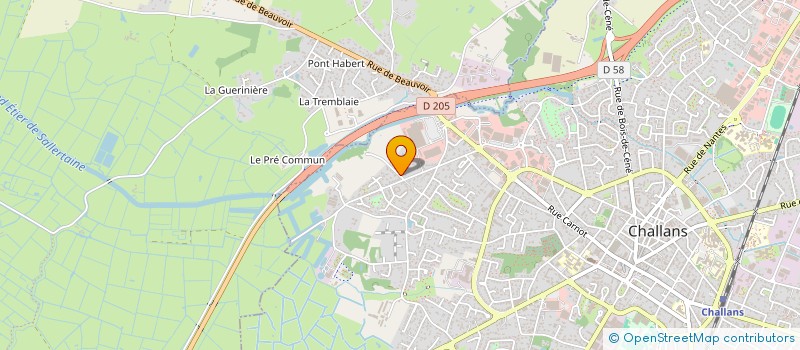 localisation de l'entreprise SCI RENAUDINEAU à CHALLANS