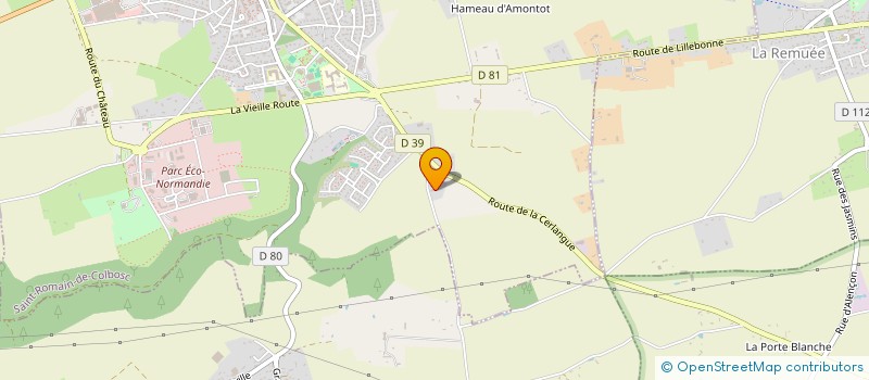 localisation de l'entreprise SCI RENAULT-BOUTIN  SAINT-ROMAIN-DE-COLBOSC