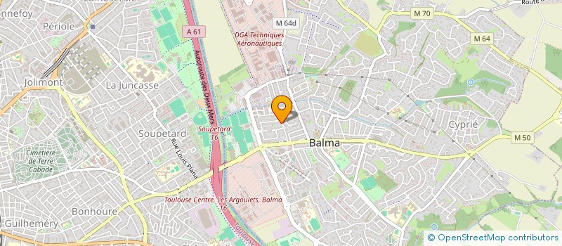 localisation de l'entreprise SCI RENAULT DOUMERC à BALMA