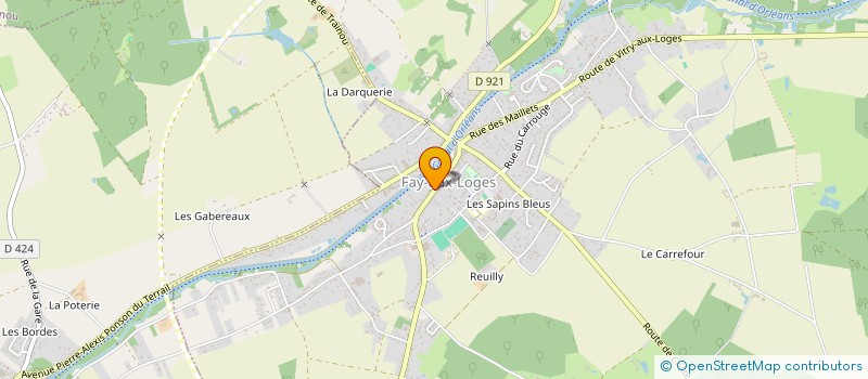localisation de l'entreprise SCI RENAULT ET FILS à FAY-AUX-LOGES