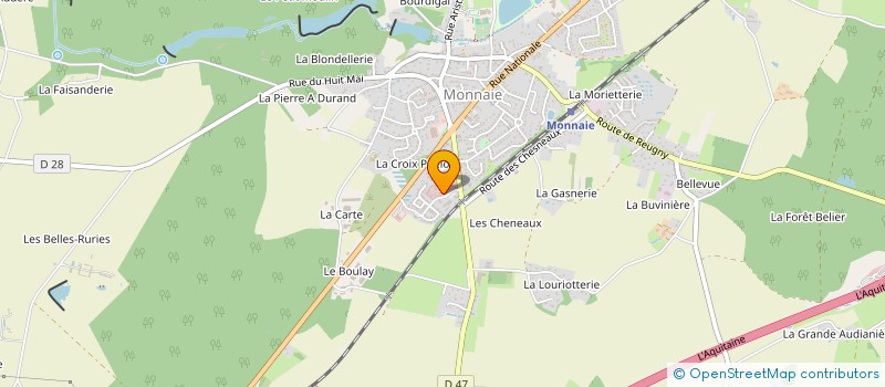 localisation de l'entreprise SCI RENAULT SOULAT  MONNAIE