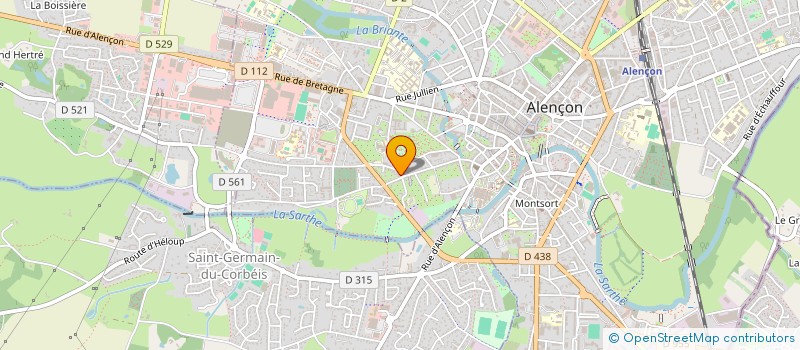 localisation de l'entreprise SCI RENDEZ VOUS DES PROMENEURS à ALENCON