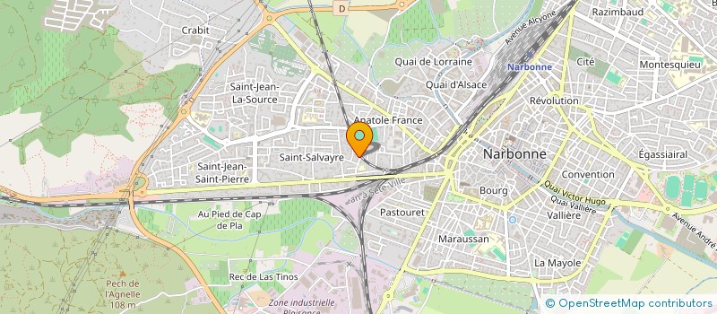 localisation de l'entreprise SCI RENE à NARBONNE
