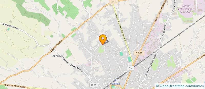 localisation de l'entreprise SCI RENE  GAILLAC