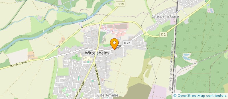 localisation de l'entreprise SCI RENE  WITTELSHEIM