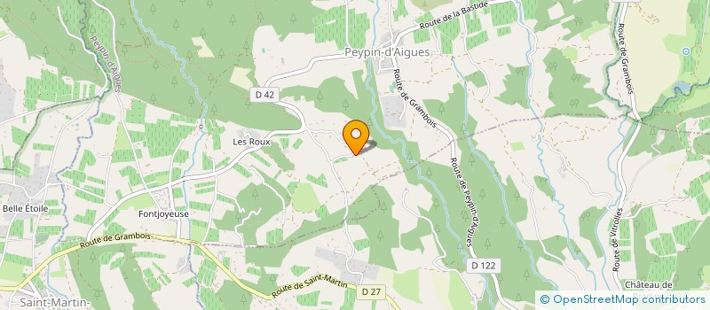 localisation de l'entreprise SCI RENE ARNIAUD  PEYPIN D'AIGUES