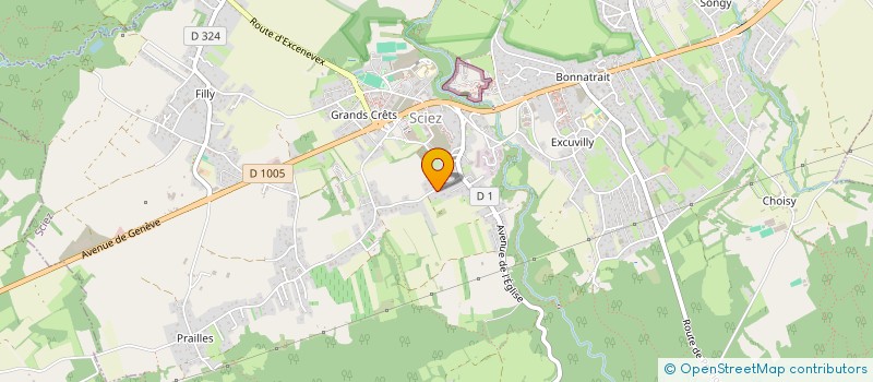 localisation de l'entreprise SCI RENE BURGNARD  SCIEZ