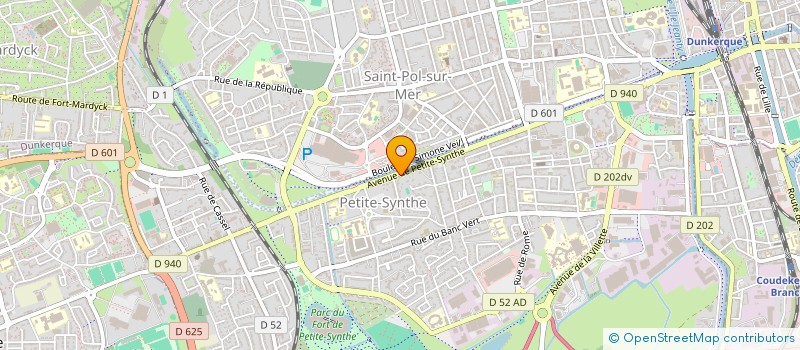 localisation de l'entreprise SCI RENE CASSIN à DUNKERQUE