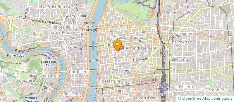 localisation de l'entreprise SCI RENE DESGRAND 2006  LYON