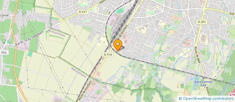 localisation de l'entreprise SCI RENE ET CHARLES SPARR  COLMAR