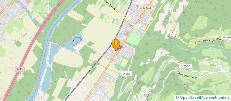 localisation de l'entreprise SCI RENE ET FREDERIC  CRETS EN BELLEDONNE