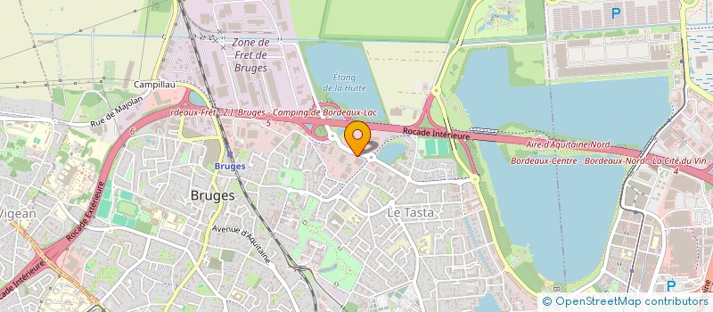 localisation de l'entreprise SCI RENE KEM'S  BRUGES