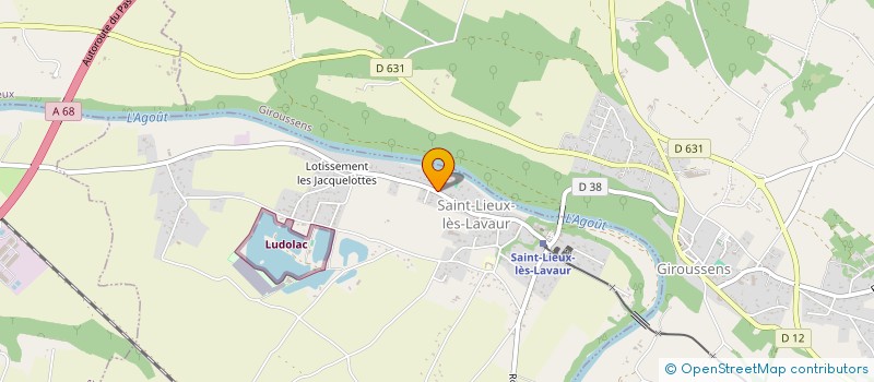 localisation de l'entreprise SCI RENE LULU  SAINT-LIEUX-LES-LAVAUR