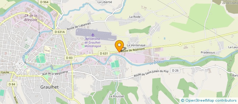 localisation de l'entreprise SCI RENE ROQUES à GRAULHET