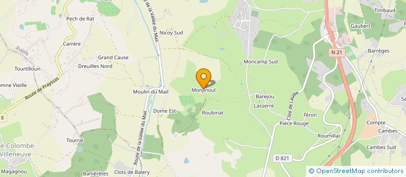 localisation de l'entreprise SCI RENEE  PUJOLS